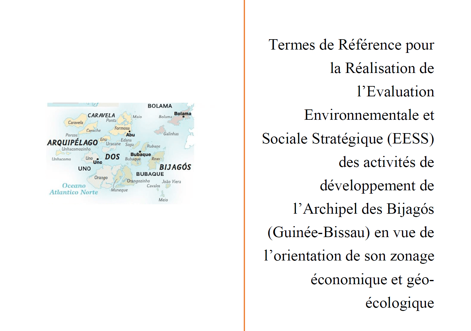 Appel d’offre pour la réalisation de l’Evaluation Environnementale et Sociale Stratégique