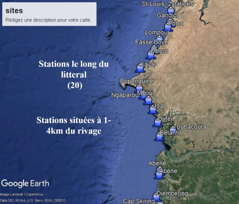 Sénégal :  Suivi et évolution des pollutions marines le long du littoral