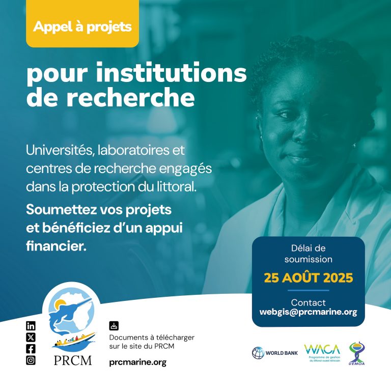 Lancement deux appels à projets pour renforcer la résilience côtière en Afrique de l’Ouest